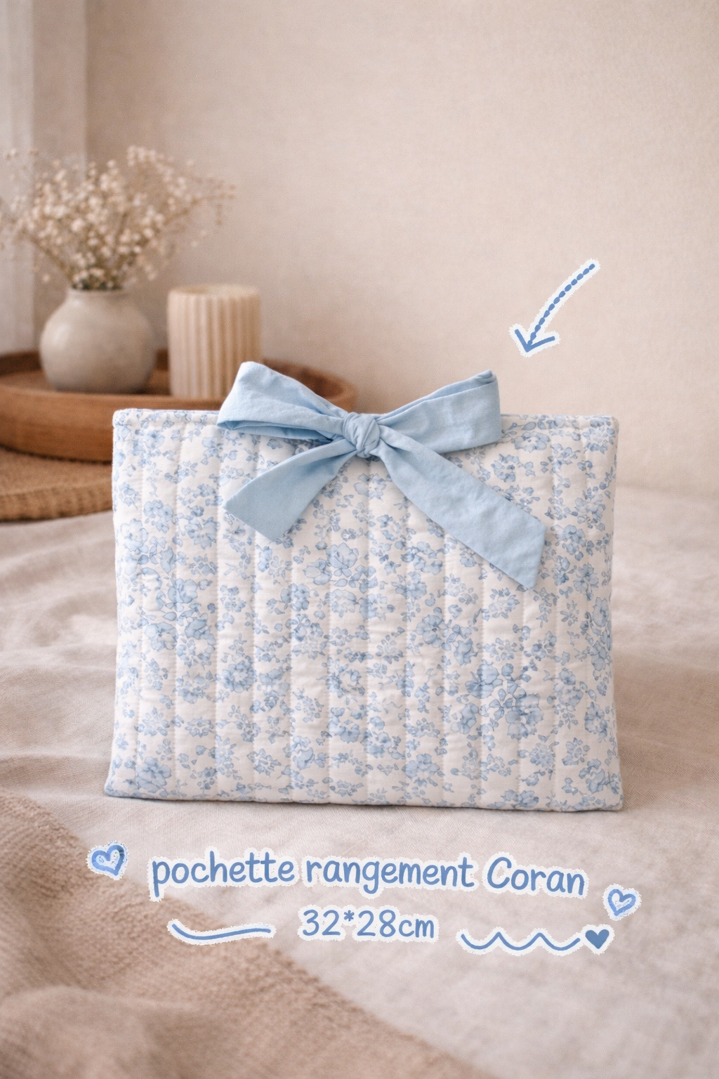 Pochette rangement Coran